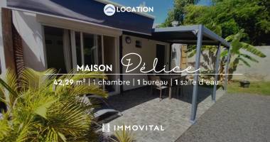 maison t2 meublée + bureau à louer   le moule